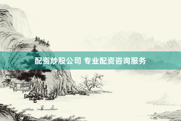 配资炒股公司 专业配资咨询服务
